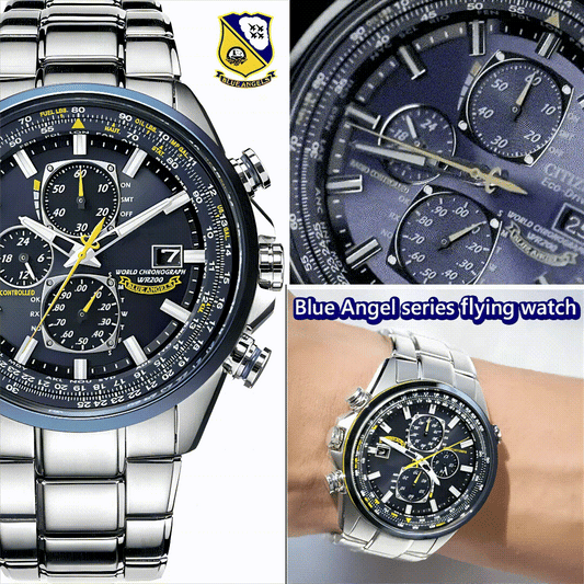Last Day Promotion- SAVE 70%Blue Angel series flying watch